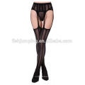 Sexy ladies cheap nylon black silk tube stockings in stock